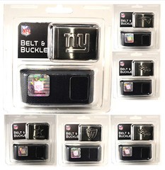 NFL Belt and Buckle – Upto 46 in Waist – Brand New, Various Teams