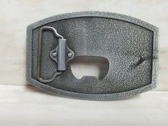 Lou&rsquo;s Bar BELT BUCKLE Poker & Liquor with Bottle Opener