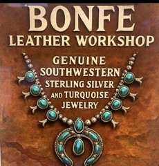 Fire Island Blue Claw Crab Buckle, By Bonfe Leather.