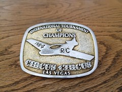 Belt Buckle Circus Circus Champions Radio Control Planes R/C Las Vegas 1984