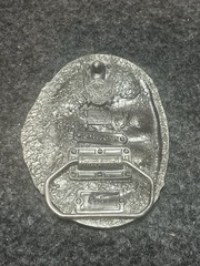 Vintage Great American Wild West Boot Hill Frontier Justice Belt Buckle 4233