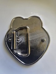 1pce Belt Buckle Cartoon Kermit Frog Green 7.6x6cm Suit 4cm Width Belt.