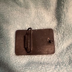 Chevrolet &rsquo;57 Chevy Men&rsquo;s Metal Western Belt Buckle Black/Silver Fits 1.5&Prime;