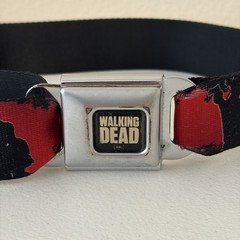 The Walking Dead Belt Adult One Size Red AMC Buckle-Down 2012