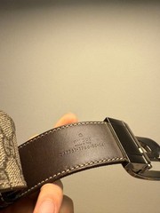 GUCCI Pre-Owned Men&rsquo;S Interlocking Buckle Belt