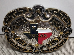 TEXAS Western Cowboy Belt Buckle Hebilla Vaquera