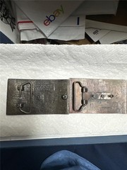 Two Vintage Brass Winchester Repeating Arms Belt Buckles New Haven Conn