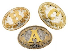 A B C D G J K L M R S T LETTER INITIAL WESTERN COWBOY COWGIRL RODEO SILVER GOLD