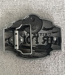 US Air Force Belt Buckle Blue Pewter USA