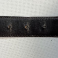 GUCCI Pre-Owned Belt Sherry Line Silver Buckle Leather