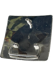 Western Mens Belt Buckle 3.25 x 3 in Southern Cross Cowboy Blue Silver 1.5
