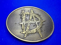 TM & 2016 WWE Wrestler Dean Ambros Lootcrate Exclusive Gold Belt Buckle