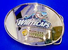 West Michigan Whitecaps Baseball Team Soybean Committee Belt Buckle