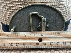 Classic Antiqued Silver Oval Western Cowboy Plain Simple Belt Buckle
