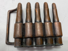 Metal Rifle Ammo Bullets Belt Buckle 2nd amendment