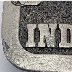Pewter Premier Industrial Corp Indy 500 Belt Buckle