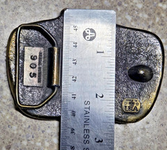 Vintage 1979 West n Wear Jean Front Belt Buckle Made in USA 905