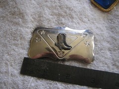 Vintage Chambers Belt Buckle Cowboy Boots Made in USA