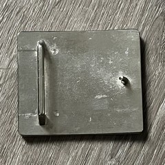 Element Metal Belt Buckle Skateboarding Brown & Silver 3&Prime;x 2.5&Prime;