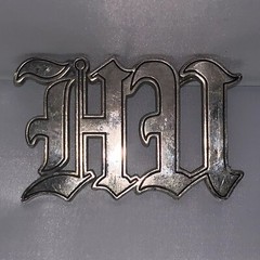 HUx Soldier Band Music Belt Buckle EUC