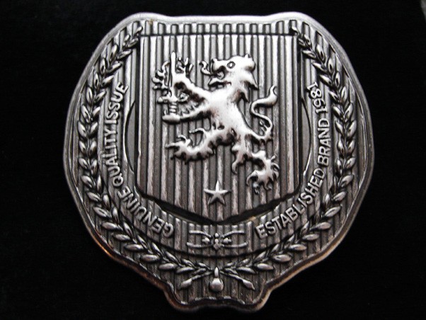 PF27127 REALLY NICE **GENUINE QUALITY ISSUE ESTABLISHED BRAND 1981** BELT BUCKLE