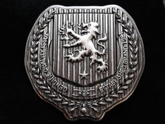 PF27127 REALLY NICE **GENUINE QUALITY ISSUE ESTABLISHED BRAND 1981** BELT BUCKLE