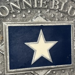 BONNIE BLUE FLAG BELT BUCKLE – CSA – LONE STAR