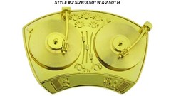 DISCO MENS ROCK REBEL Retro Turntable Belt Buckles Blaster Radio Dj Ghetto Music