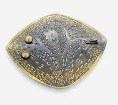 vintage Design brass belt buckle from the 1900s Y1