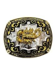 western cowboy Style belt buckle With Scorpion Hebilla Vaquera Charra Alacran
