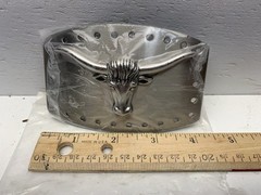 Vintage Longhorn Steer Belt Buckle Rancher Cowboy Western New In Package!