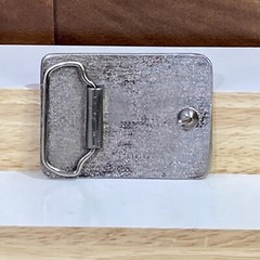 &lsquo;I&rsquo;d Rather Be Fishing&rsquo; Green Enamel Belt Buckle Heavy Duty for 2&Prime; Belts