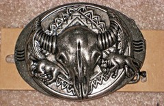 Belt Buckle. Arizona Jean Co. Western. 1.5&Prime; Wide. Solid Metal. NWT.