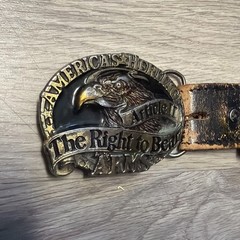 America&rsquo;s Heritage Right To Bear Arms Belt Buckle Great American Company Belt