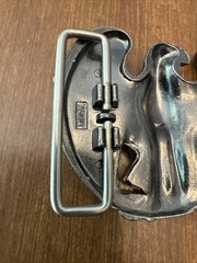 Vintage 80s AVON Perched Eagle Patriotic Metal Belt Buckle 🇺🇸 250 Years EUC