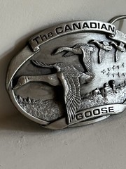 VTG 1983 BERGAMOT Brass Works USA – Canadian Goose BELT BUCKLE D-146