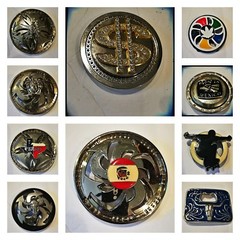 SPINNERS AND BOTTLE OPENER BELT BUCKLE