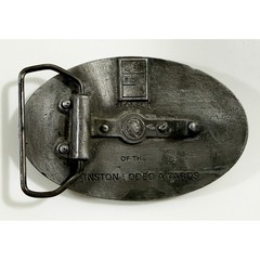 Winston Belt Buckle Mens OS Silver Rodeo Awards Cowboy Bronc Rider Vintage