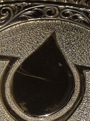 Vintage Crumrine Heavy Silver Plate Jewelers Bronze Western Buckle Oil Company