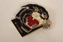 VonZipper The Pantha Belt Buckle Vintage Original VonZipper Enameled Panther Cat