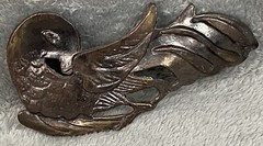 Parrot Brass Belt Buckle 5-1/2 in. x 3 in. for 2 Inch Belt
