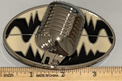 Music Belt Buckle Microphone Men Clothing Accessories Gifts Novelty Rock & Roll
