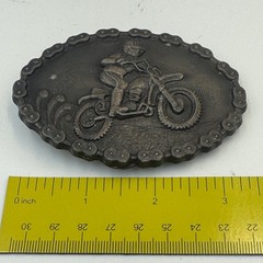 Motocross Dirt Bike Racing Belt Buckle Drive Chain Border Motorcycle Motor Sport