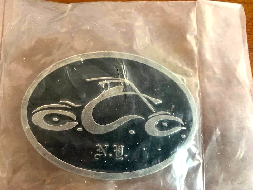 Orange County Choppers Belt Buckle NY Motorcycle OCC Sealed NIB