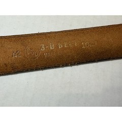 Belt 3-D DDD Belt 42 Brown Embossed Leather Tooled Western Cowhide Silver Buckle