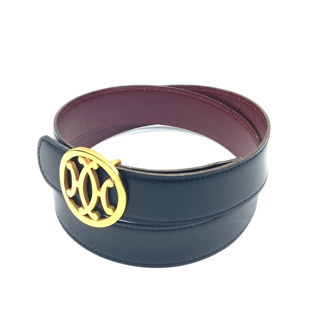Hermes Belt Black Bordeaux Leather 2886257
