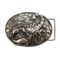 Scorpion german silver handmade belt buckle, Scorpion buckle for casual belt