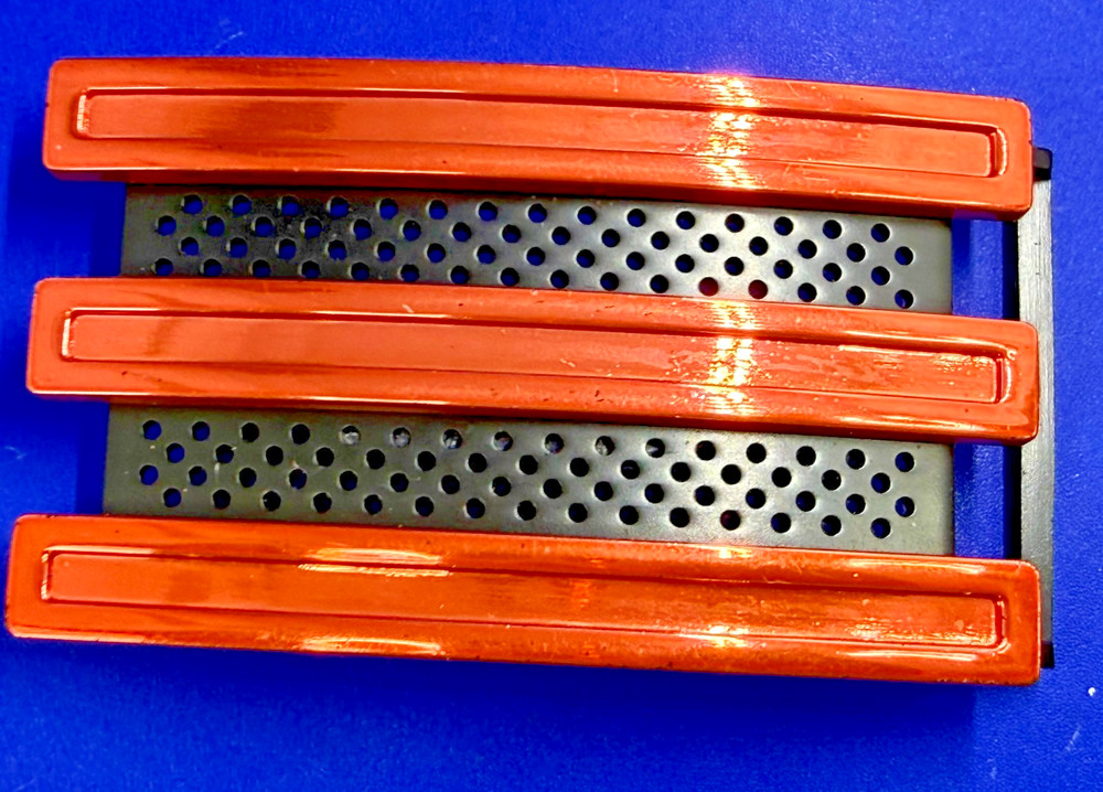 Adidas Golf 3 Stripe Orange & Black Color Trophy Sports Award Style Belt Buckle