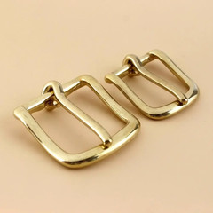 1Piece Solid Brass Belt Buckle End Bar Heel Bar Buckle Pin Belt Half Buckle for