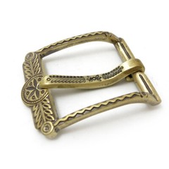 Brass belt buckle Spring sun, pin type ornamental buckle, Frame type buckle